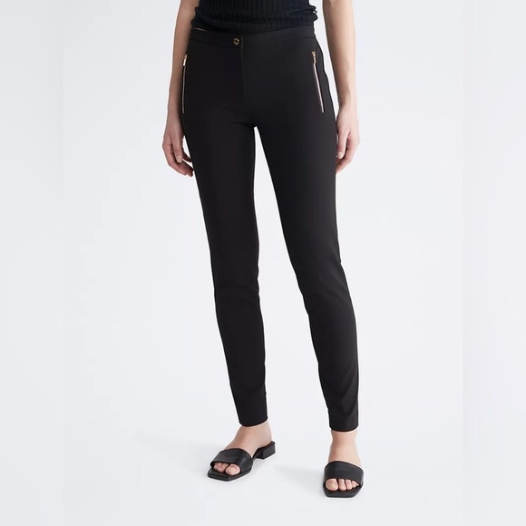 Calvin Klein Zip Pocket Slim Fit Dress Pants - Picture 1 of 5